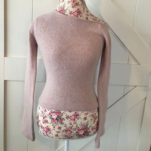 Vero Moda pink knit off the shoulder top